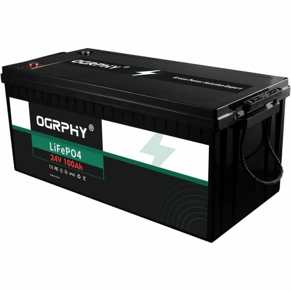 24V 100AH LiFePO4 Battery 2560Wh Grade A Cells Lithium Battey with 100Ah BMS 24V 100AH LiFePO4 Battery 2560Wh Grade A Cells Lithium Battey with 100Ah BMS