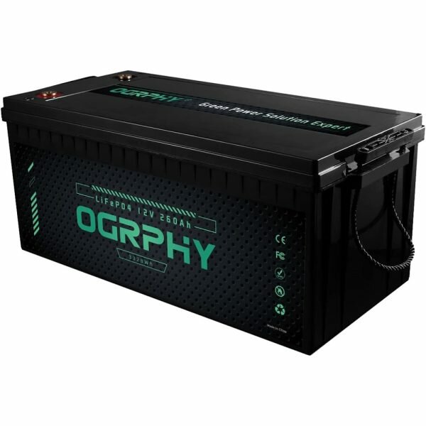 12V 260AH LiFePO4 Battery 3328Wh A Grade Lithium Battery with 200Ah BMS 12V 260AH LiFePO4 Battery 3328Wh A Grade Lithium Battery with 200Ah BMS