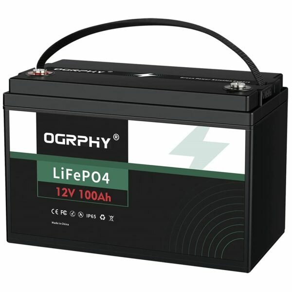 12V 100Ah LiFePO4 Battery 1280Wh Grade A Cells Lithium Battery with 100A BMS 12V 100Ah LiFePO4 Battery 1280Wh Grade A Cells Lithium Battery with 100A BMS