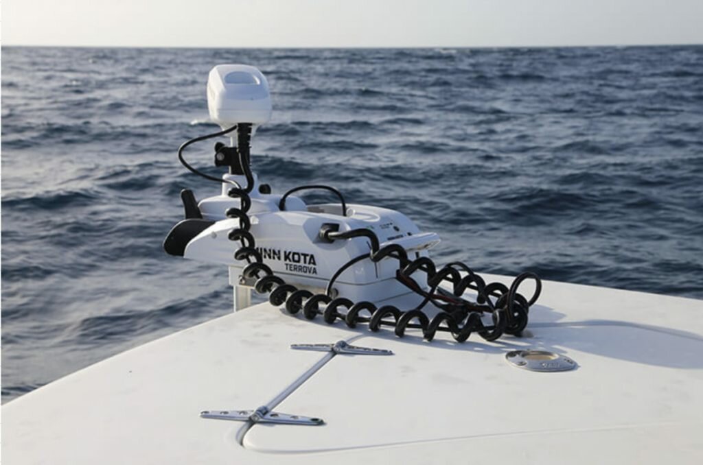 Trolling motors work by using propeller to move boat through water 1024x678 Trolling motors work by using propeller to move boat through water 1024x678
